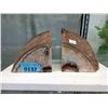 Image 1 : Large 3.8 KG Brown Brazilian Agate Bookend Set