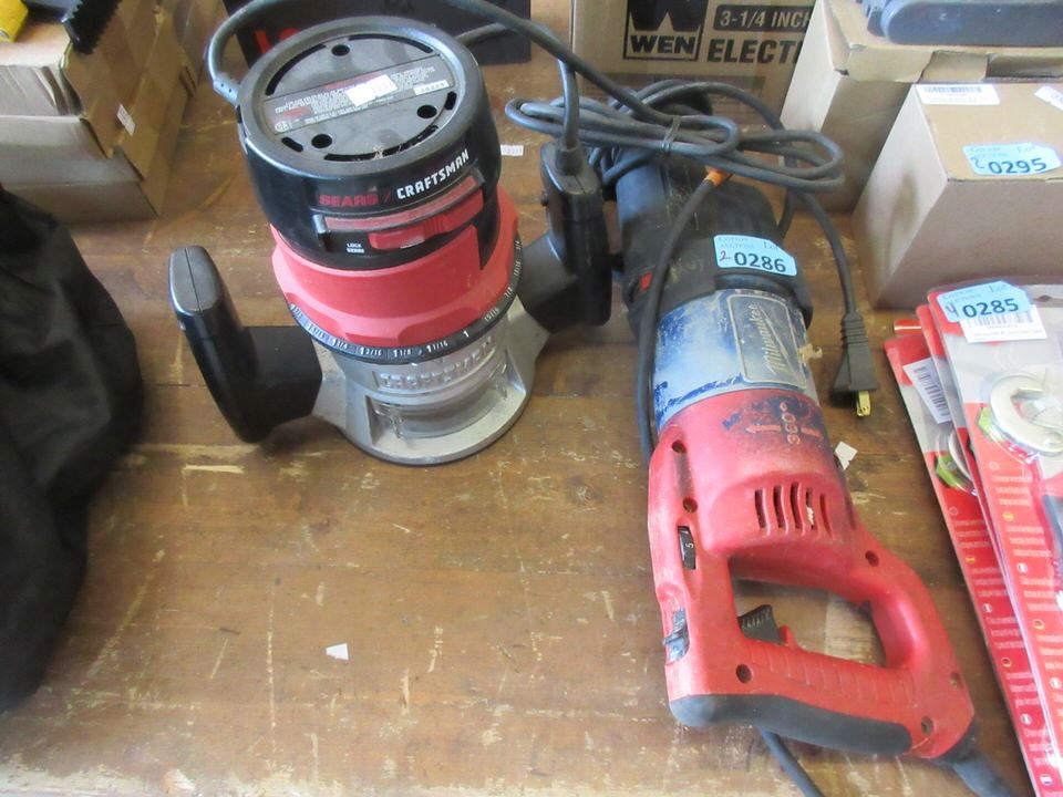Craftsman Router & Milwaukee Reciprocating Saw