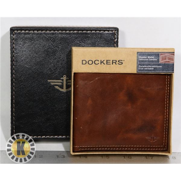 DOCKERS MEN WALLET IN GIFT BOX BROWN