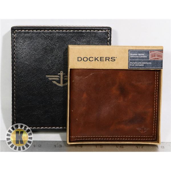DOCKERS MEN WALLET IN GIFT BOX BROWN