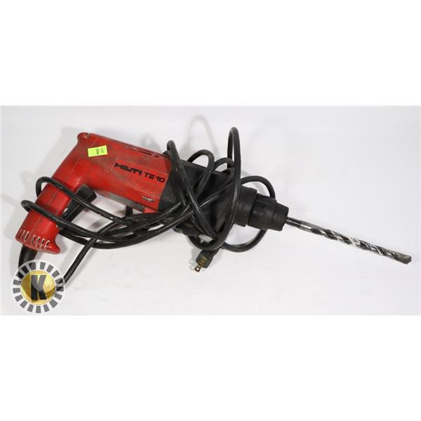 HILTI TE 10 CONCRETE DRILL WITH BIT