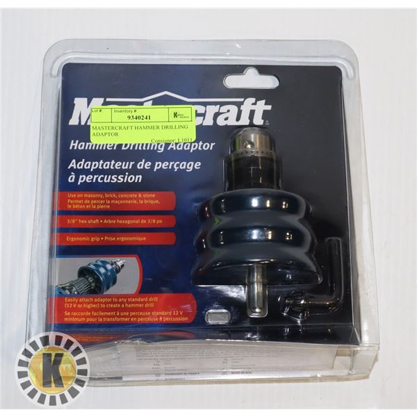 MASTERCRAFT HAMMER DRILLING ADAPTOR