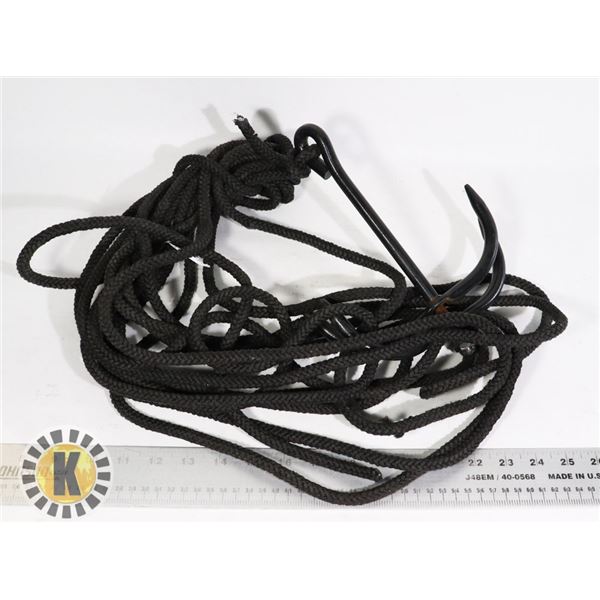 BOX WITH 4-PRONG BOAT ANCHOR - 8 INCH STEEL