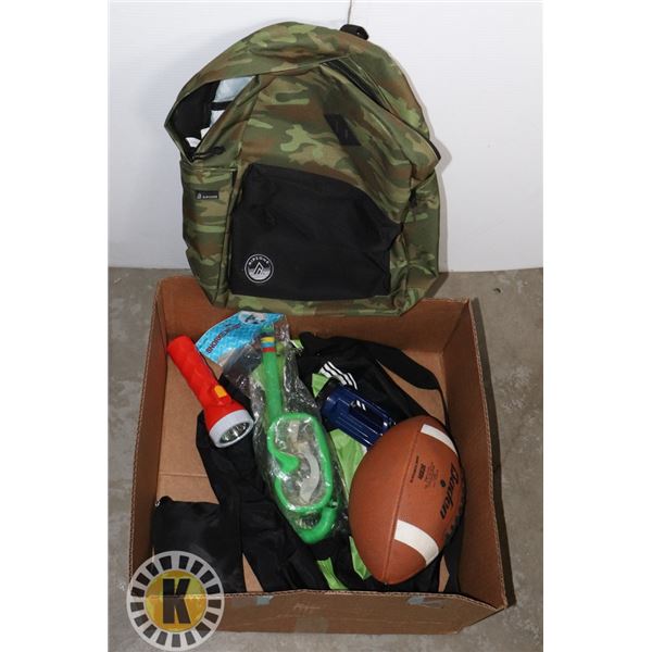 LARGE BOX OF OUTDOOR SUMMER