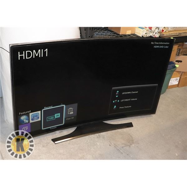 SAMSUNG CURVED 65" 4K SMART TV WITH REMOTE