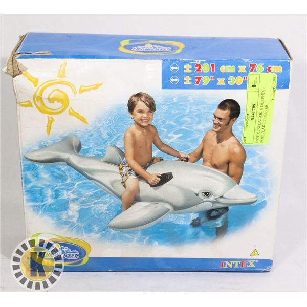 INTEX INFLATABLE DOLPHIN - POOL/LAKE FLOATER