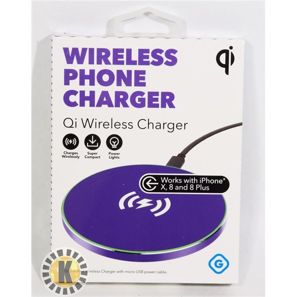 NEW GEMS WIRELESS QI PHONE CHARGER