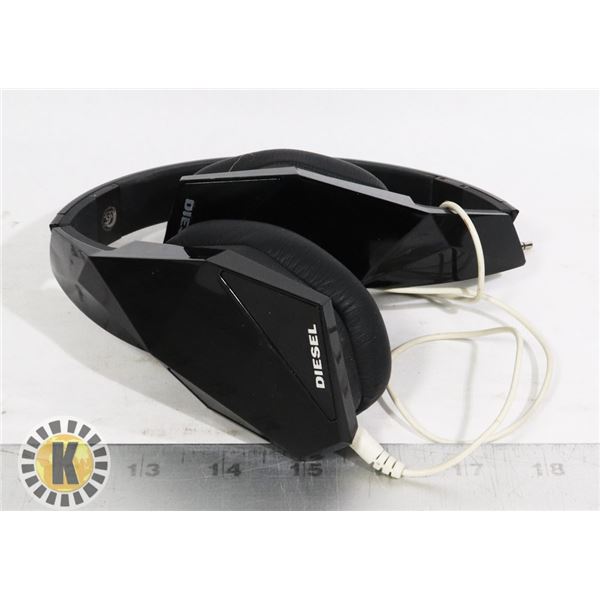 PAIR OF BLACK DIESEL MONSTER OVER-THE-EAR