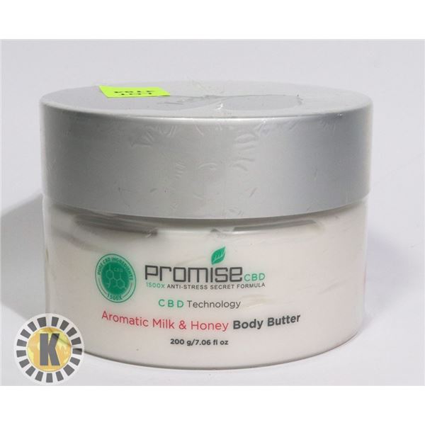 CBD INFUSED AROMATIC MILK AND HONEY BODY BUTTER