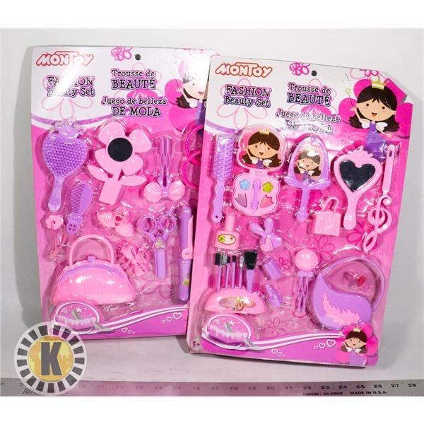 PAIR OF MONTAY FASHION BEAUTY SETS FOR KIDS
