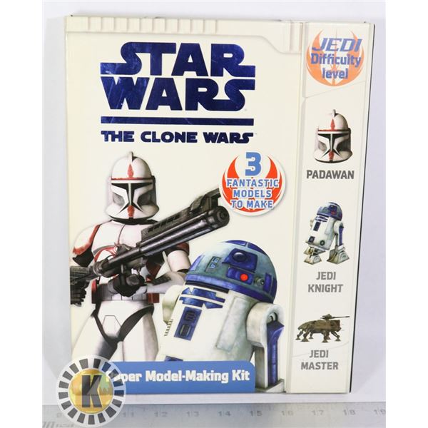 STAR WARS CLONE WARS PAPER MODEL KIT