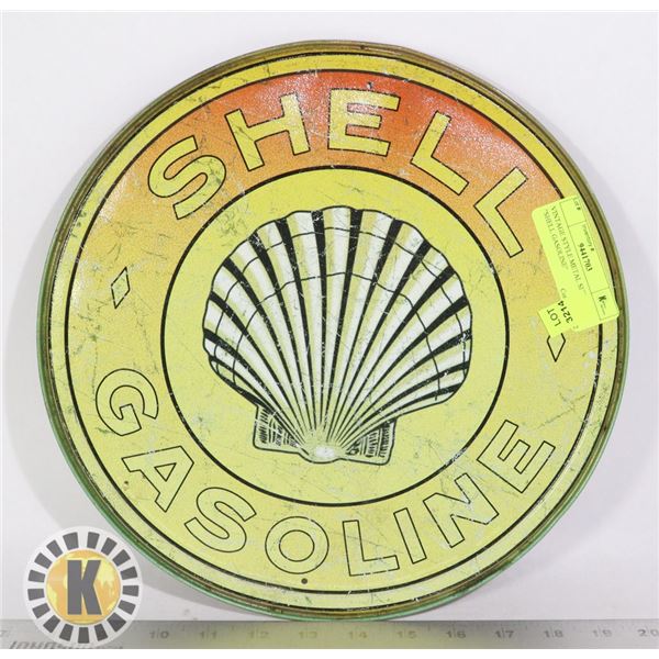 VINTAGE STYLE METAL SIGN "SHELL GASOLINE"