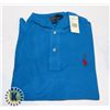 Image 1 : BLUE POLO SHIRT BY RALPH LAUREN   SIZE MEDIUM