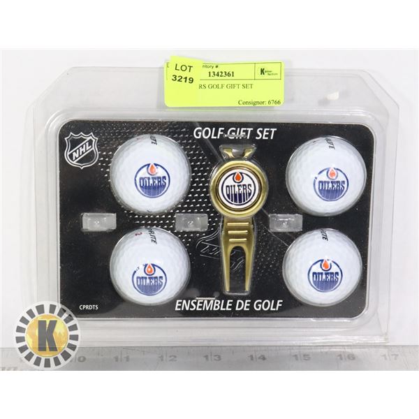 NEW OILERS GOLF GIFT SET