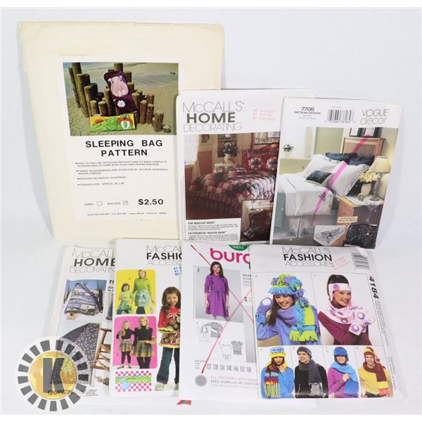 BLANKET/QUILTING PATTERNS, APRON FASHION