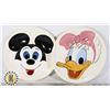 Image 1 : VINTAGE MICKEY AND DAISY DUCK PLATES