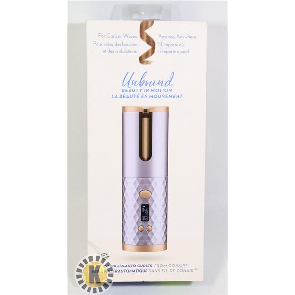 UNBOUND: BEAUTY IN MOTION, CORDLESS AUTO CURLER