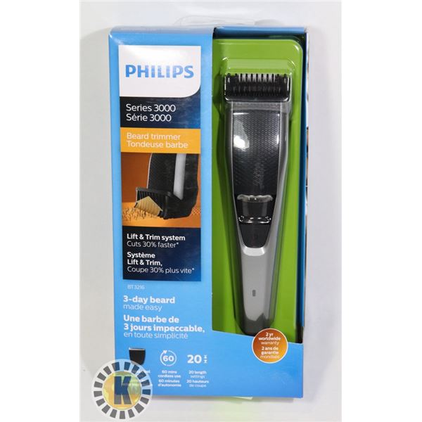 NEW PHILIPS SERIES 3000 BEARD TRIMMER