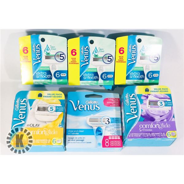 BAG OF NEW RAZORS/ REPLACEMENT HEADS