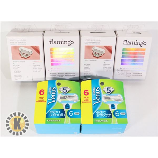 BAG OF NEW RAZORS/ REPLACEMENT HEADS