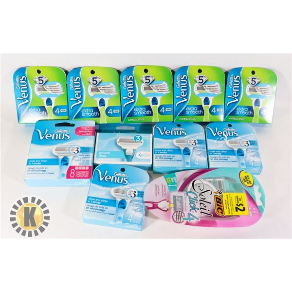 BAG OF NEW RAZORS/ REPLACEMENT HEADS