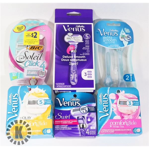 BAG OF NEW RAZORS/ REPLACEMENT HEADS