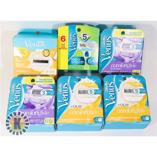 BAG OF NEW RAZORS/ REPLACEMENT HEADS