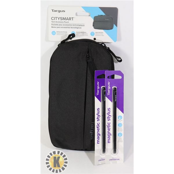 NEW TARGUS TECH ACCESSORY POUCH WITH TWO