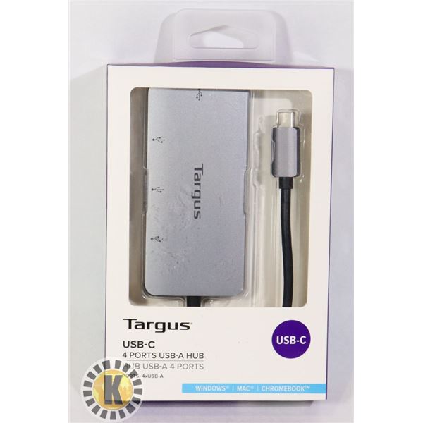 TARGUS USB C 4 PORTS USB A HUB