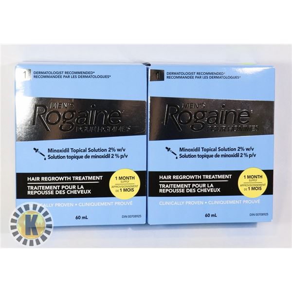 TWO BOXES OF MENS ROGAINE