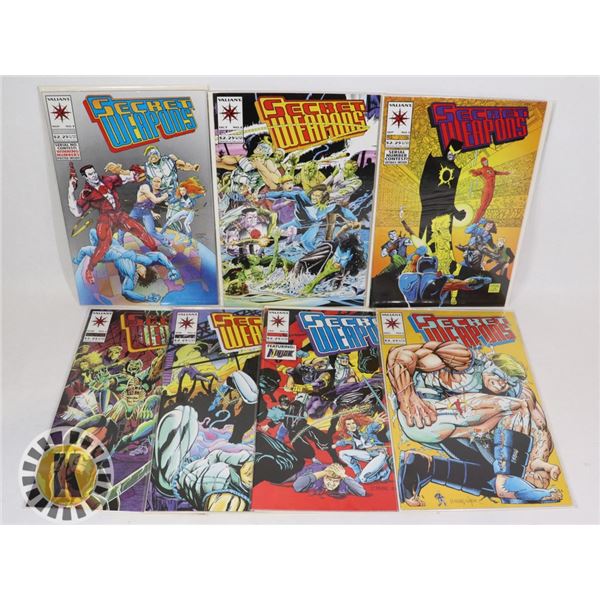 VALIANT COMICS SECRET WEAPONS #1-7