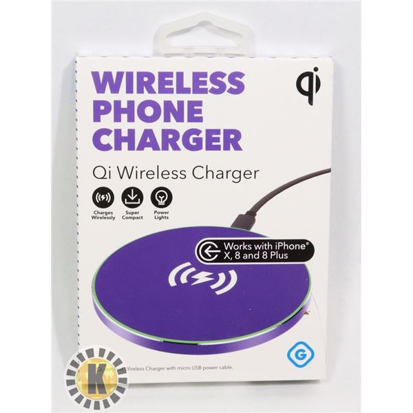 NEW GEMS WIRELESS QI PHONE CHARGER