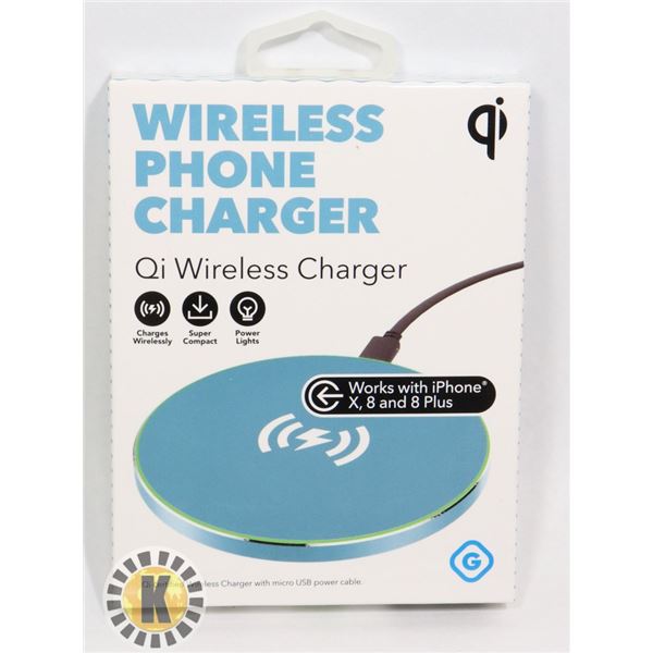NEW GEMS WIRELESS QI PHONE CHARGER