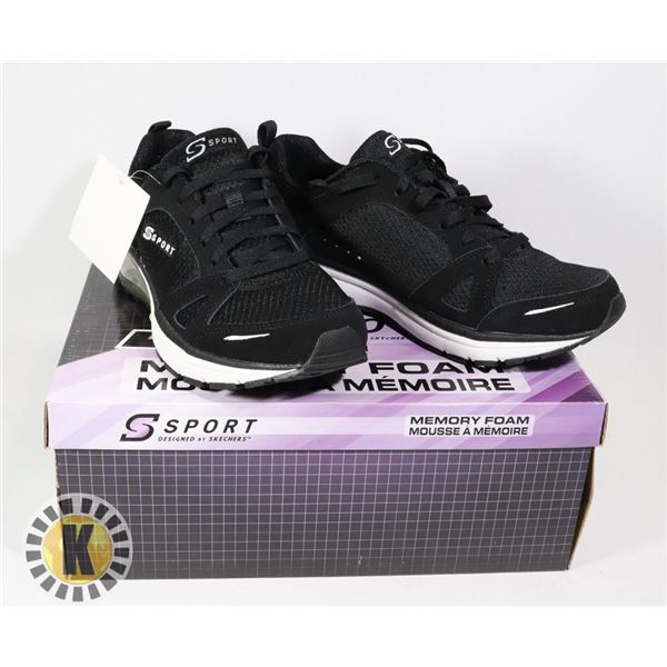 MEMORY FOAM SPORTS SHOES- LADIES SIZE 8