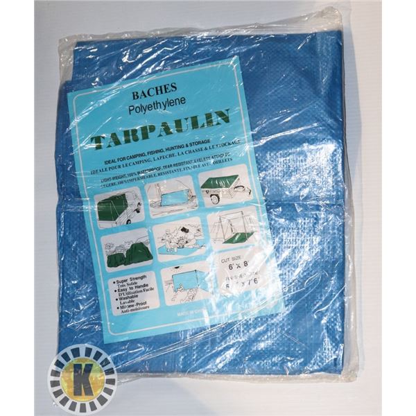 NEW 6' X 8' TARPAULIN