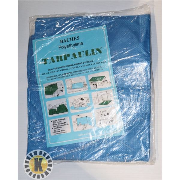 NEW 6' X 8' TARPAULIN