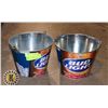 Image 1 : 2 BUDLIGHT BEER BUCKETS