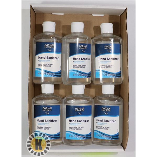 BOX OF 6 HAND SANITIZER