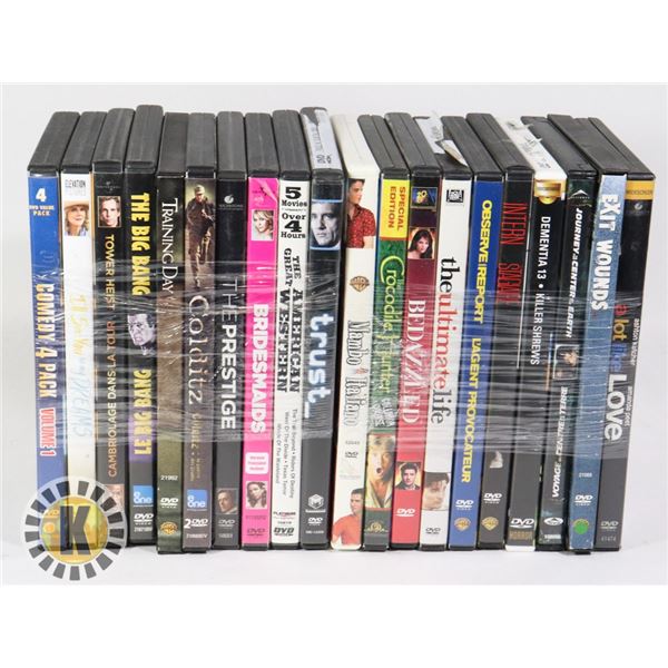 BUNDLE OF 20 DVDS
