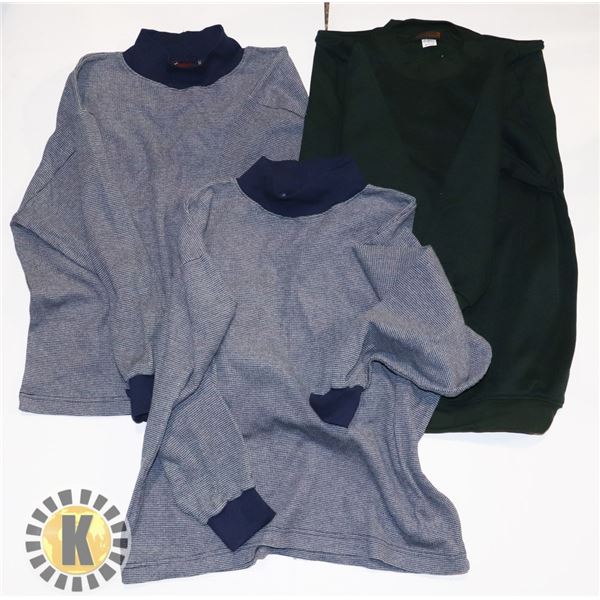 3 MEDIUM SIZE SWEAT SHIRTS