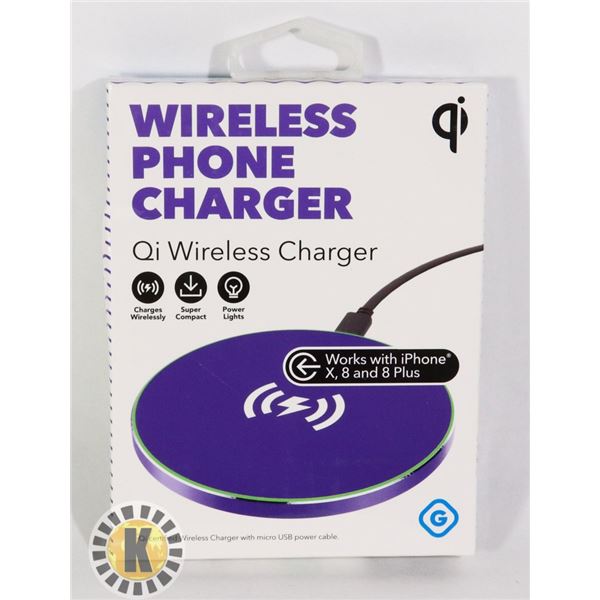 NEW GEMS WIRELESS QI PHONE CHARGER