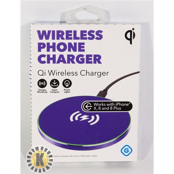 NEW GEMS WIRELESS QI PHONE CHARGER