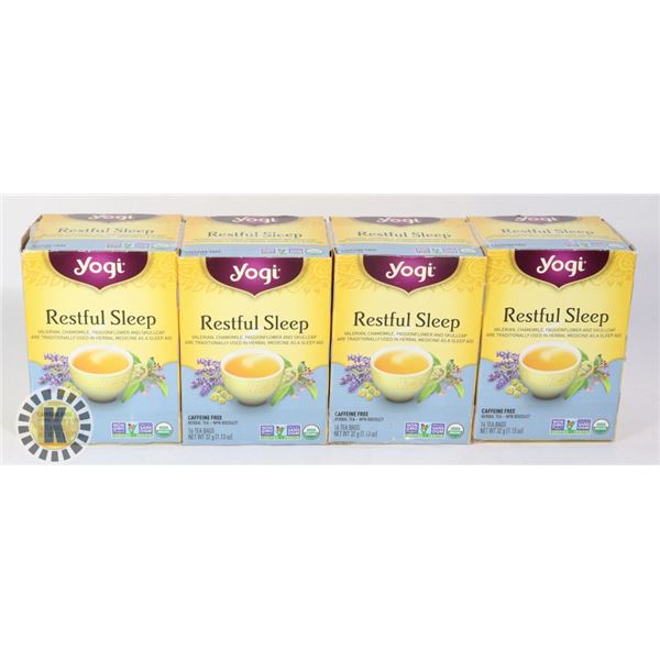 BUNDLE OF 4 YOGI RESTFUL SLEEP TEA