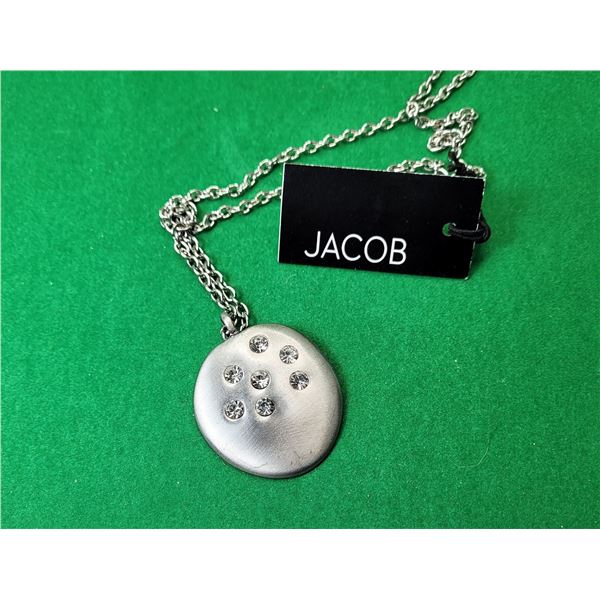 14)  NEW WITH TAG MATTE SILVER TONE WITH