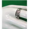 Image 1 : 6)  SILVER TONE WITH CLEAR CZ AND PINK AND