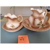Image 1 : Antique Lrg & Sm Pitcher & Basin Set