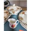 Image 4 : Antique - Marlborough Royal Petal, Grindley England "Penrose" Dish Set + Creamer Dish