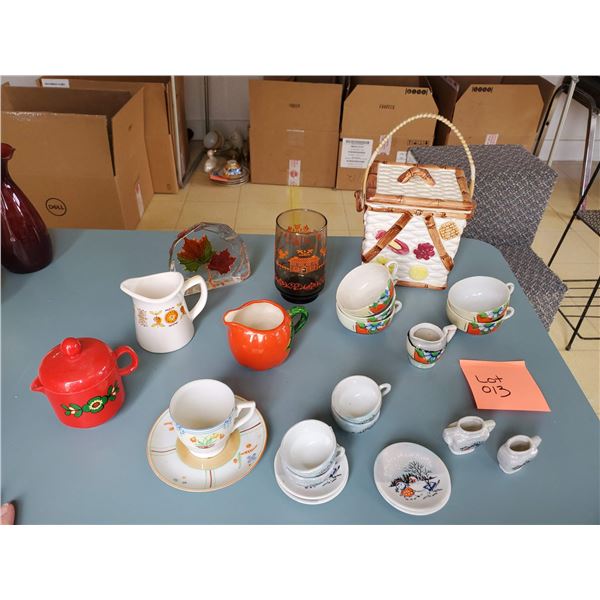 Antique Creamers & Tea Cups & Other Decorative Items