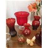 Image 4 : Vintage red Glass Decorative Items
