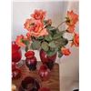 Image 5 : Vintage red Glass Decorative Items